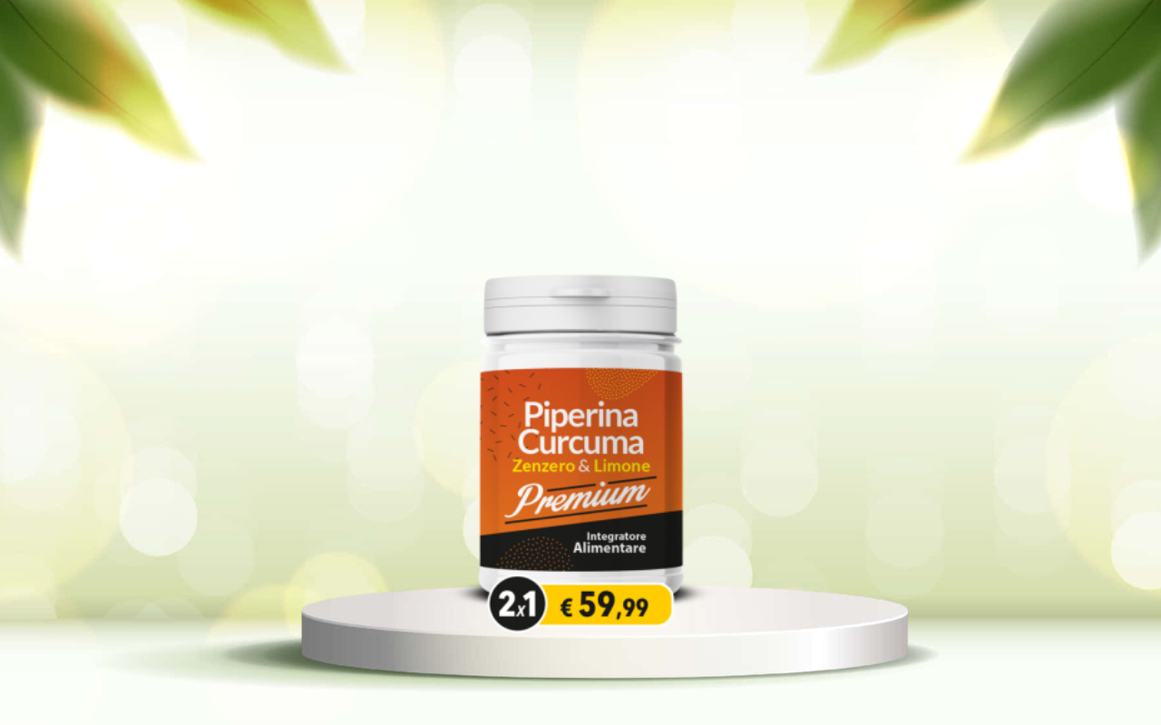 Prova Piperina e curcuma premium: detox naturale e benessere intestinale garantiti